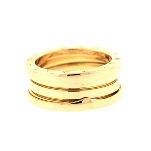 Bulgari B.Zero 1 Yellow Gold Triple Band AN191023 Ring Size 48