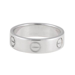 Cartier Platinum Love Ring Size 7.25