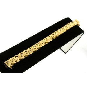 Tiffany & Co. 18K Yellow Gold Russian Weave Braid Woven Bracelet