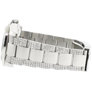 Rolex Datejust 116200 Steel 36mm Watch with 4.5Ct Diamond Bezel/Bracelet/Silver Diamond Dial