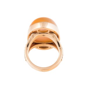 18K Rose Gold Fire Opal Yola Ring