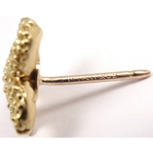 Tiffany Co. 18K Yellow Gold Schuler Textured Bumpy Starfish Stud Earrings