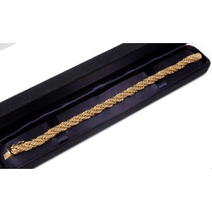 Tiffany & Co. 14K Yellow Gold Wide Rope Bracelet