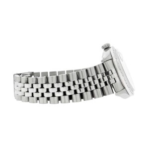 Rolex Datejust 36MM Automatic Stainless Steel Watch w/Flower Dial & Diamond Bezel