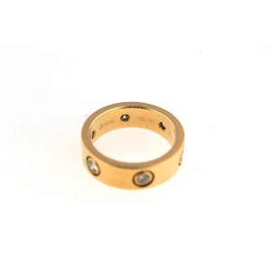 Cartier 18K Yellow Gold Love Diamond Ring
