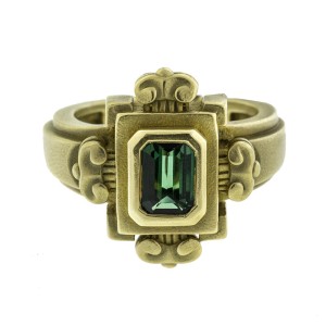 Kieselstein Cord 18k Yellow Gold Emerald Ring