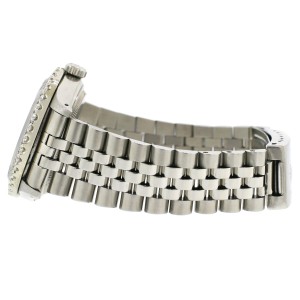 Rolex Datejust 36MM Steel Watch with 3.35CT Diamond Bezel/Maroon Vignette Diamond Arabic Dial