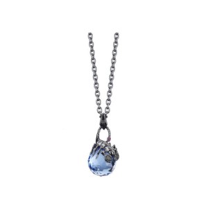 Stephen Webster Stainless Steel with Sapphire Crystal & Diamond Necklace