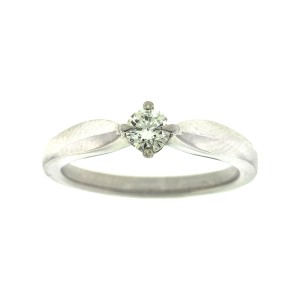 Bvlgari Platinum Diamond Engagement Ring