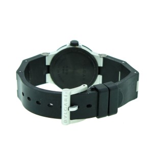Bvlgari Diagono Aluminium Diamond Rubber 32mm Watch