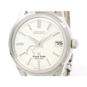 Seiko SBGA093 Spring Drive Stainless Steel & Leather 39mm Mens Watch