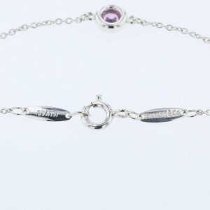 TIFFANY & Co 925 Silver Sapphire Bracelet LXGBKT-754