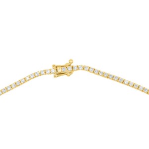 True 14k Yellow Gold 5.35 ct Diamond Necklace