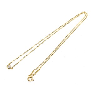Tiffany & Co. 18K Yellow Gold Diamond By The Yard Pendant Necklace