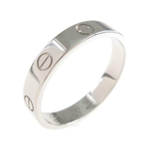 Cartier 18K white Gold Mini Love Ring LXGYMK-209