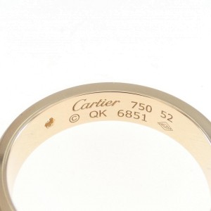 Cartier Mini Love 18k Pink Gold Diamond Ring  