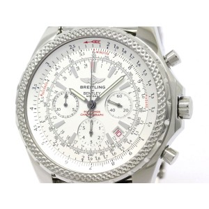 Breitling Bentley A25862 Stainless Steel Automatic 49mm Mens Watch 