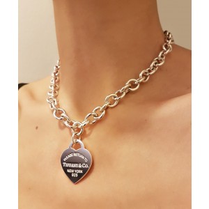 return to tiffany heart tag necklace