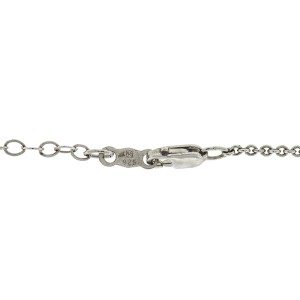 Sterling Silver Heart Diamond Key Necklace