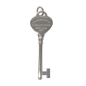 Tiffany & Co. Return To Tiffany Sterling Silver Heart Key Pendant