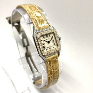 CARTIER PANTHERE 22mm Quartz 18K Gold & Steel 0.87TCW DIAMOND Watch