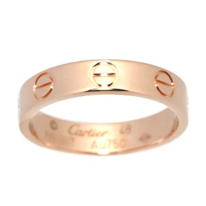 Cartier 18k Pink Gold Mini Love Ring 