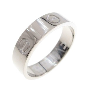Cartier 18K white Gold Love Ring LXGYMK-243