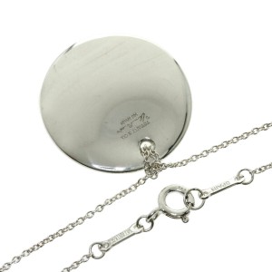 TIFFANY&Co. round Silver Necklace 