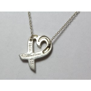 Tiffany & Co. 925 Sterling Silver Loving Heart Necklace