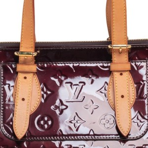 Louis Vuitton Rosewood Avenue Amarante Monogram Vernis Bag Satchel