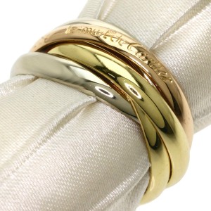 TIFFANY & Co K18 Yellow Gold/K18 White Gold/18K Pink Gold Trinity Ring