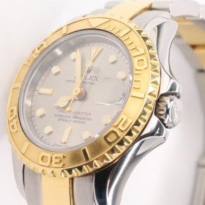 Rolex Yacht-Master Ladies 29MM 2-Tone Yellow Gold/Steel Watch with Silver Dial 69623