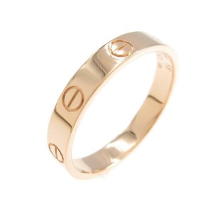 Cartier 18K Pink Gold Mini Love Ring LXGYMK-561