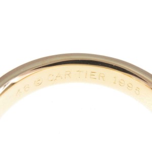 Cartier 18K Yellow Pink White Gold Monostone Ring LXGYMK-610