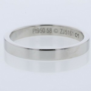 CARTIER 950 Platinum C Do Wedding Engraved Ring LXGBKT-852