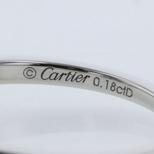 CARTIER 950 Platinum Ballerina Solitaire Ring LXGBKT-1054