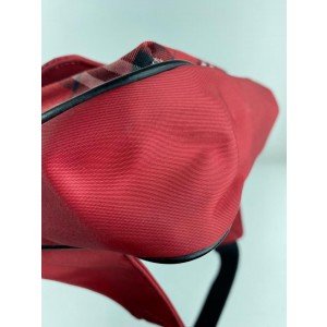 Burberry Red Nova Check Belt Bag Waist Pouch 855610