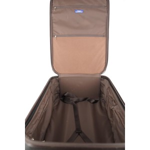 Burberry Blue Label Brown Logo Rolling Luggage Trolley Suitcase 397bur226