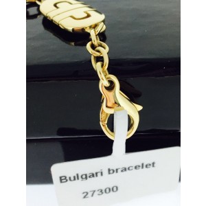 Bvlgari 18K Yellow Gold Parentesi Chain Link Bracelet 341548