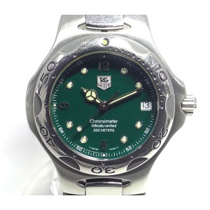 Tag Heuer Kirium WL5112 Stainless Steel Green Dial Automatic 37mm Men's Watch 