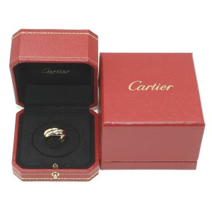 Cartier Three Trinity 18K Y/R/W Multi-tone Gold Ring US6.25 LXGCH-38