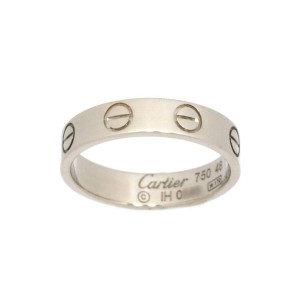 Cartier 18k white gold Mini Love Ring