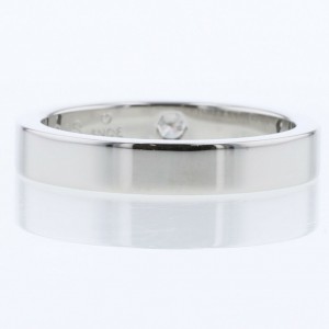 CARTIER 950 Platinum Engraved Ring LXGBKT-983