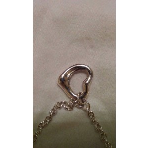 Tiffany & Co. Elsa Peretti 925 Sterling Silver Open Heart Bracelet