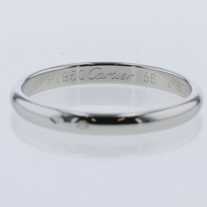 CARTIER 950 Platinum 1895 Wedding Ring LXGBKT-132