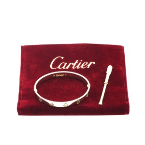 Cartier Love Yellow Bracelet Gold Size 17