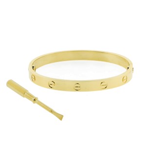 Cartier Love Bracelet Yellow Gold Size 20