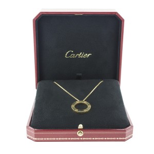 Cartier Yellow Gold Love Necklace 