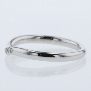  TIFFANY & Co 950 Platinum Curved  Ring LXGBKT-693