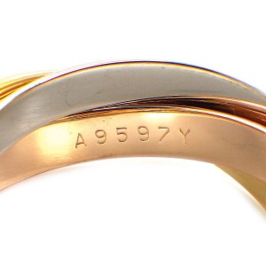 Cartier Tri-Color Gold Trinity US 6.5 Ring LXWBJ-851